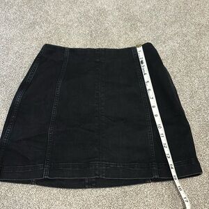 Black Denim skirt size 4